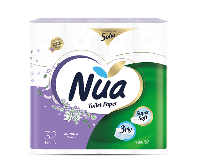 Nua 3 Layer Toilet Paper 32 Psc